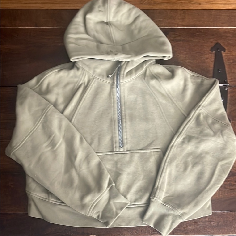 Women’s Lululemon Cropped Scuba  Half-Zip Hoodie